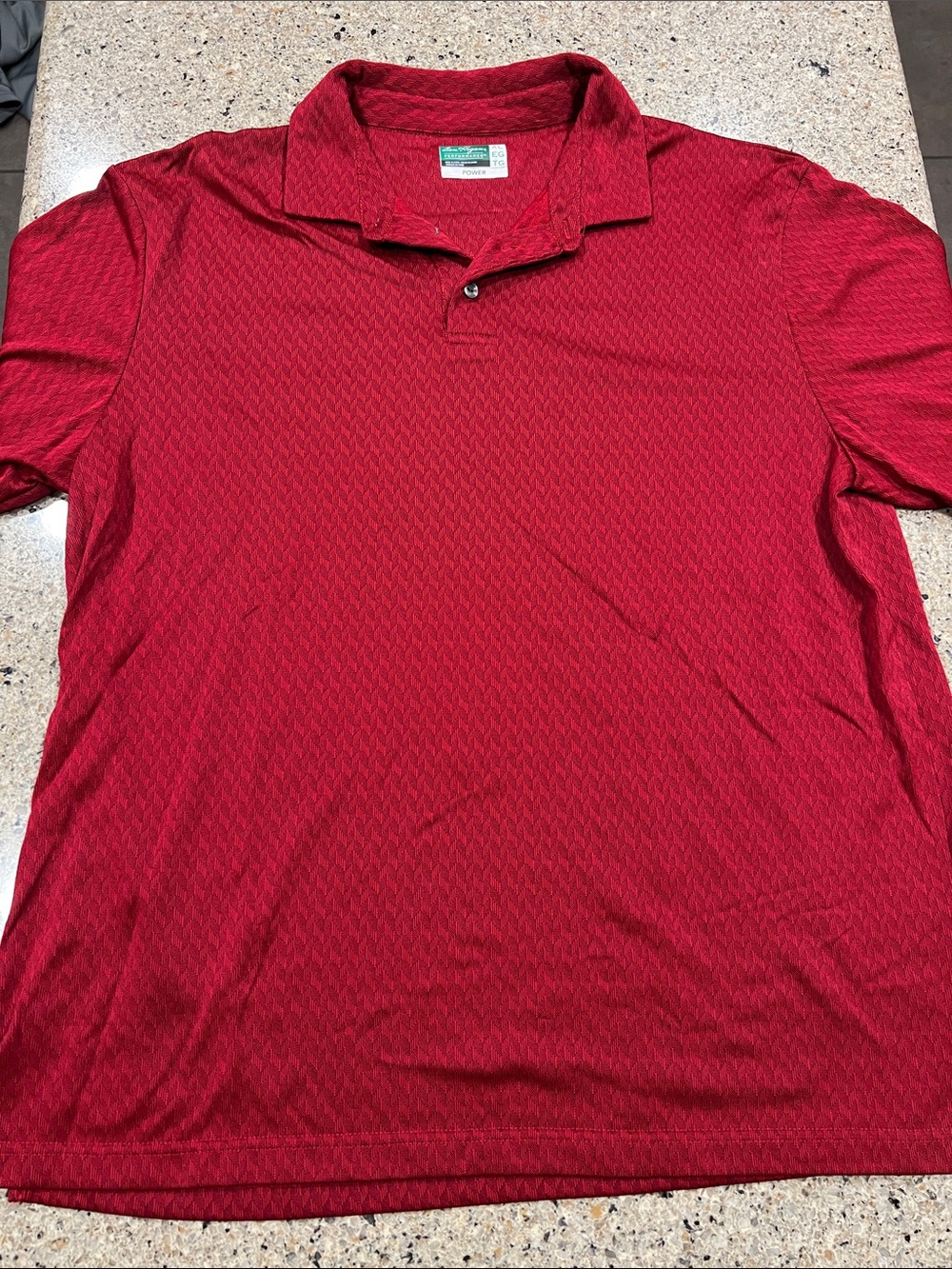 Ben hogan performance polo xl power red chevron short sleeve z24